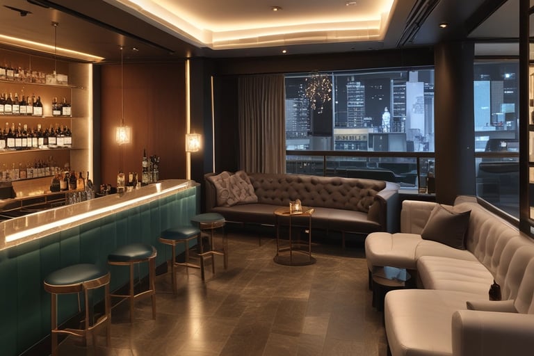 Bright living room with modern inventory