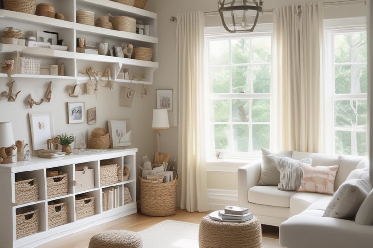 Bright living room with modern inventory