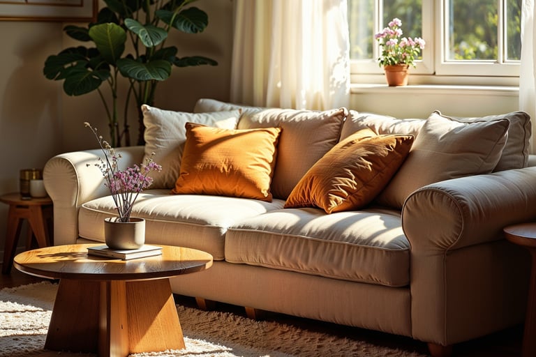 Afternoon Light in the Living Room