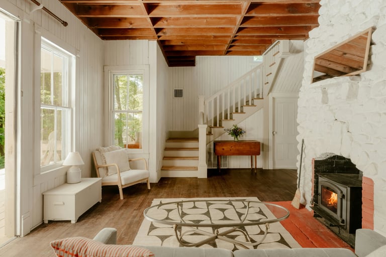 Scale of Ceiling Height in a French Mediterranean Home