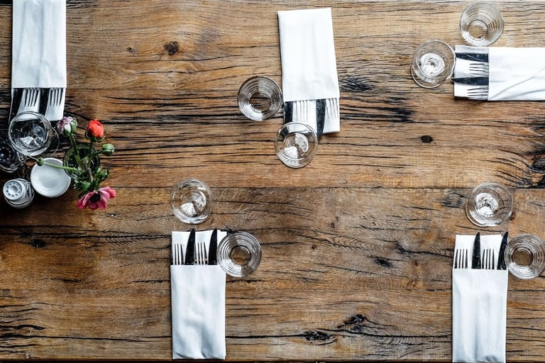 Wear Shows on Dining Table