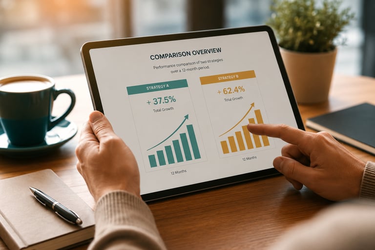 Comparación de negocios online de bajo costo para elegir cuál lanzar con IA en 2026