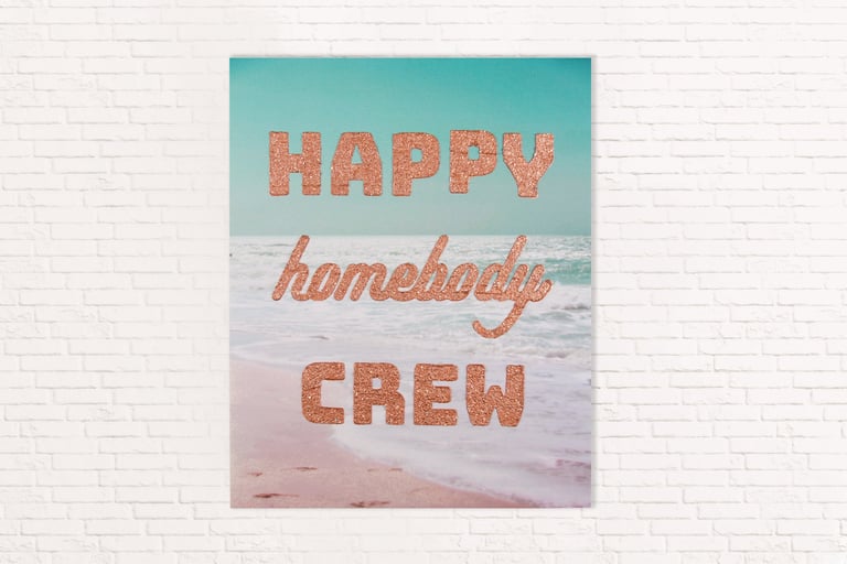 Christian mixed media 16x20 ocean canvas