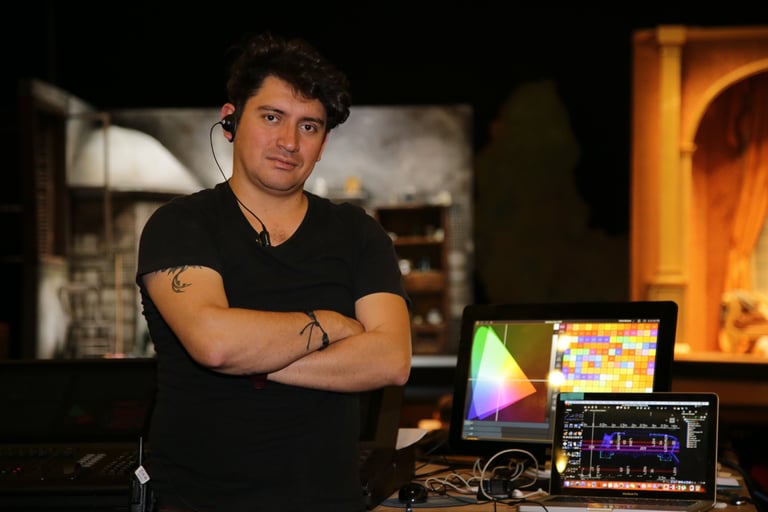 Leonardo Murcia, diseñador de iluminación Colombia, Teatro Colon Bogota