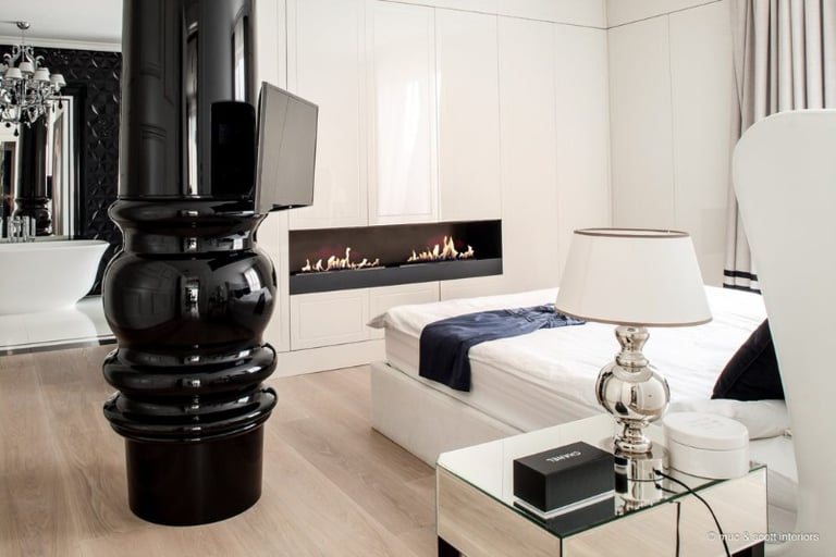 Chimenea de bioetanol a medida