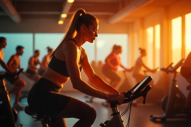 a lady doing cardio the gym for weight loss