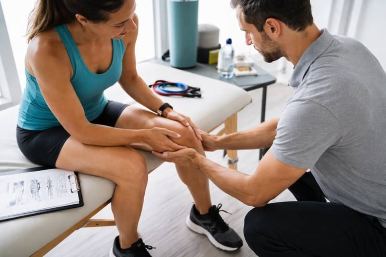 Bilan d'une coureuse chez le kiné de valence en poitou