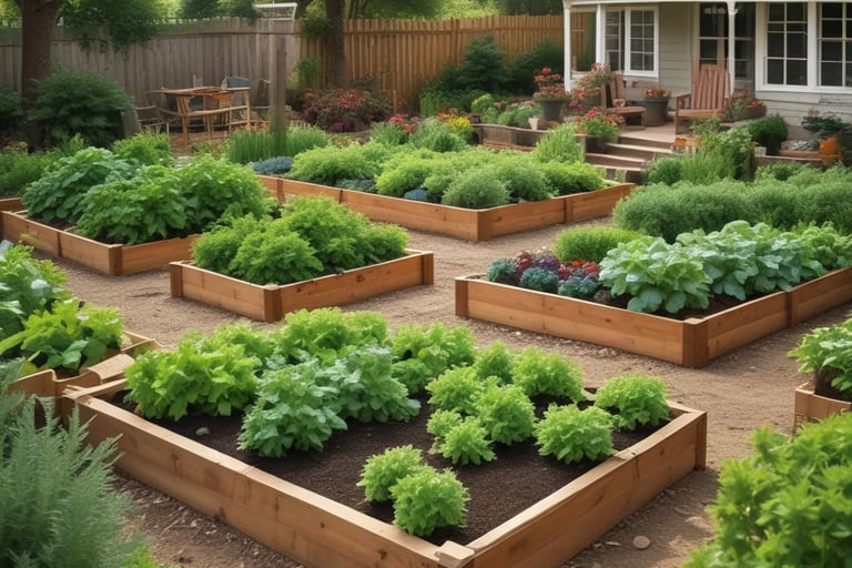Raised Bed Garden Layout