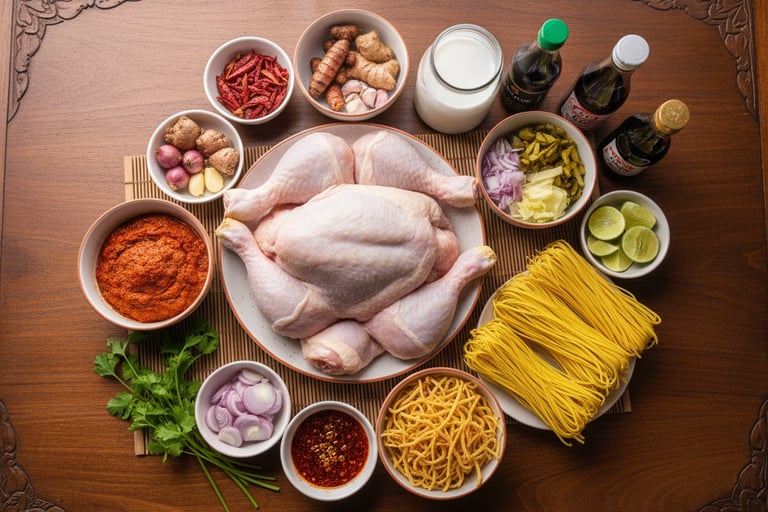 khao soi ingredients