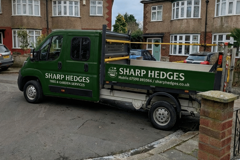 sharp hedges truck in darlington