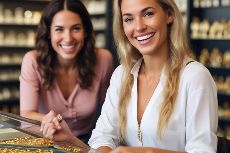 <img src="/images/sell-gold-coins-spring-hill.jpg" alt="Customer selling gold coins and jewelry for