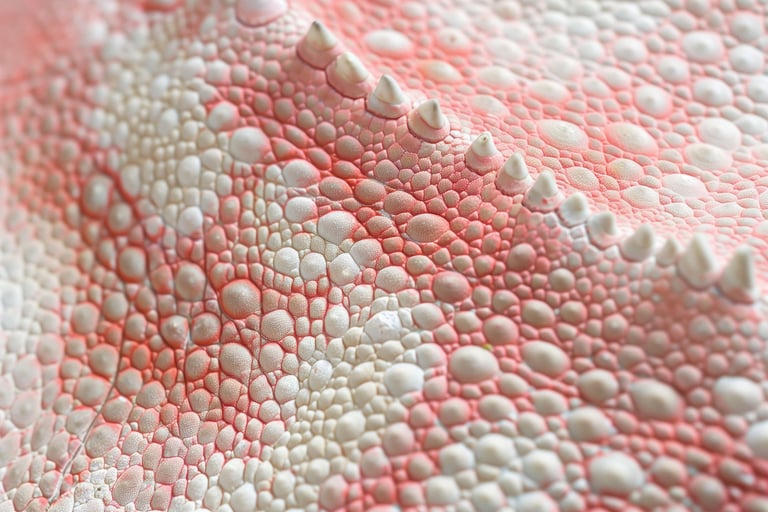 Peau de reptile pour l'eczéma