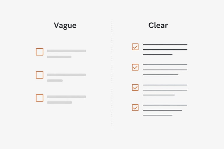 vague vs clear