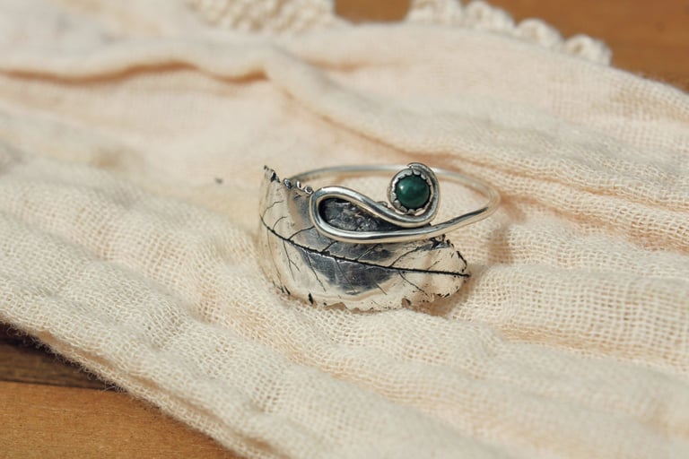 Zilverklei ring