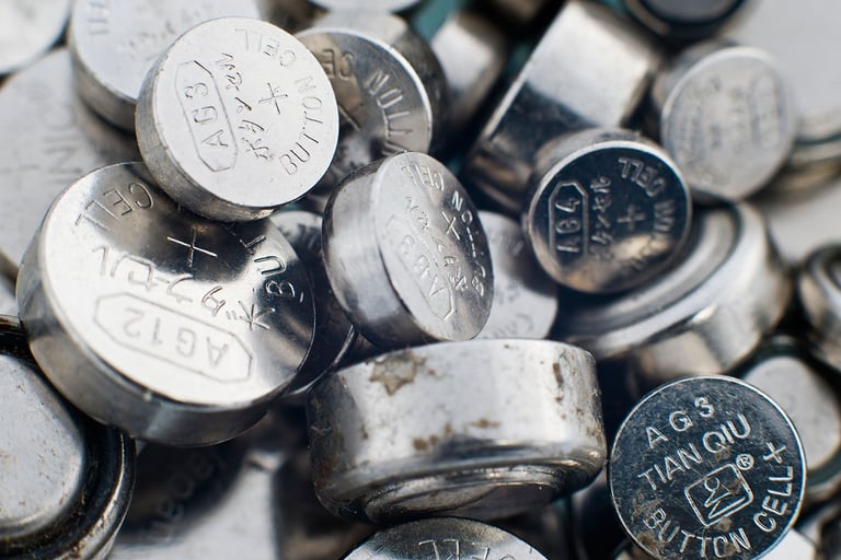 numerous button batteries