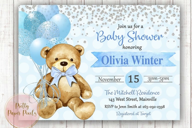 baby shower invitation