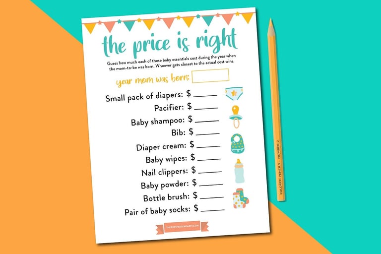 price is right baby version