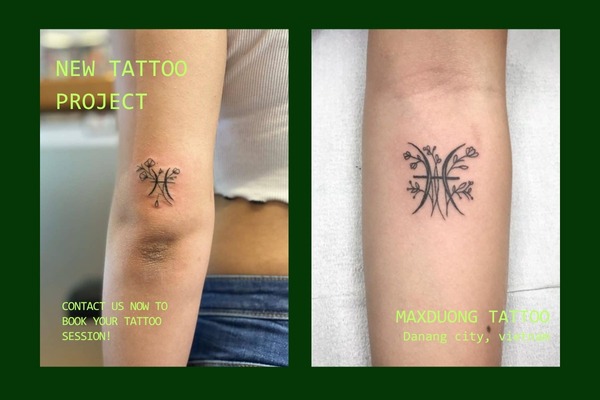  classic-pisces-symbol-tattoo