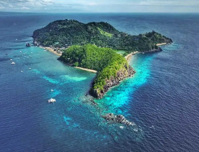 Vista cenital de la Isla de Apo
