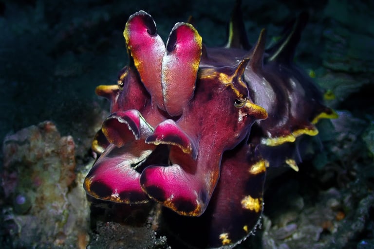 Sepia flamboyante