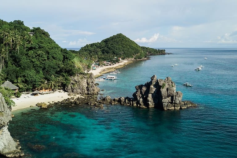 Vista de Apo Island