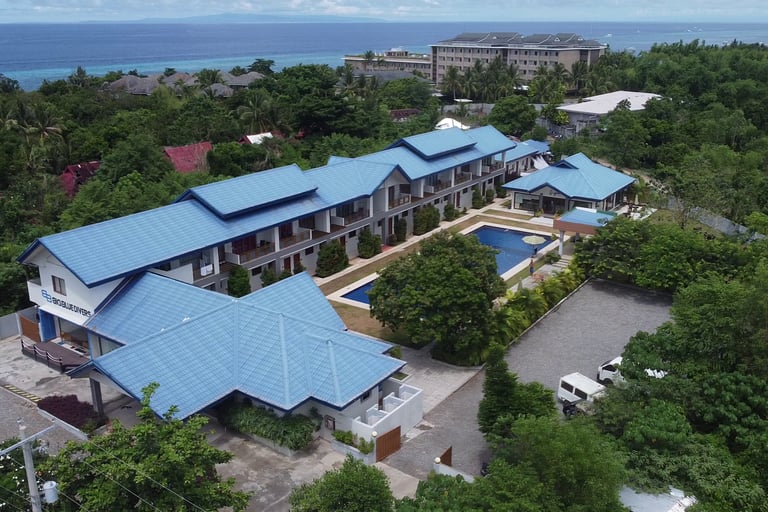 Vista aérea hotel casa niño