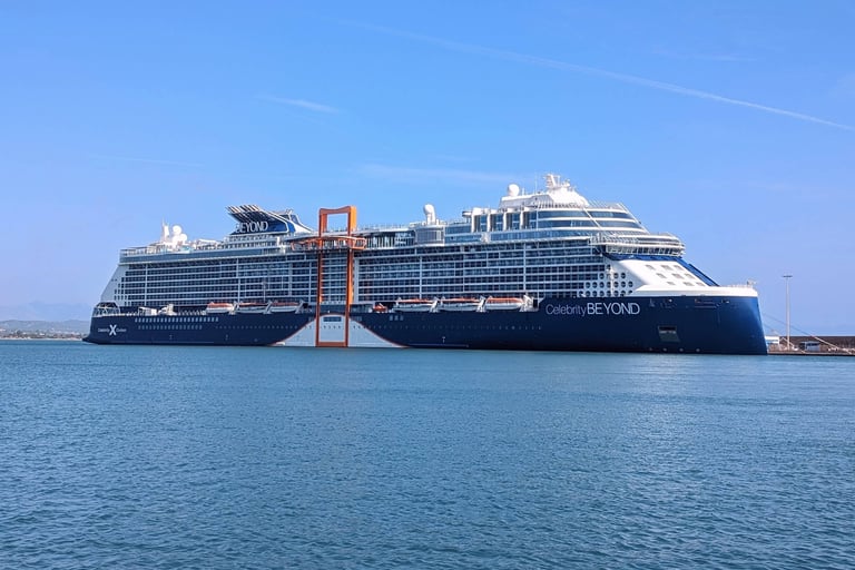 Celebrity Beyond Cruise Ship Docked in Italy