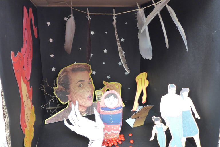 creative expression of the understanding of gender by one of the students involved in this project