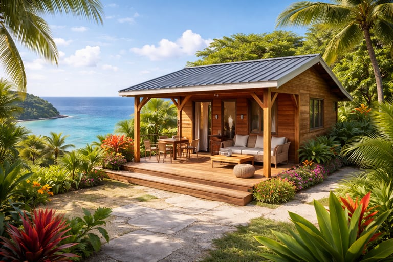 Bungalows en bois en kit Martinique - résidence principale