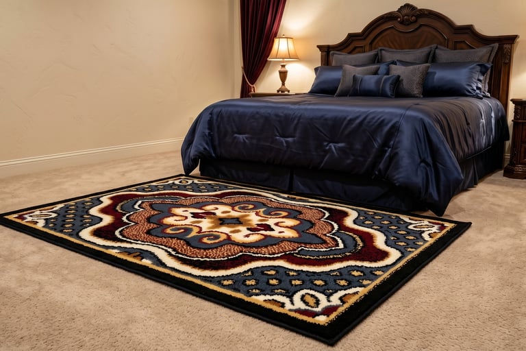Premium hand-tufted traditional oriental area rug with center medallion From Shreempex India