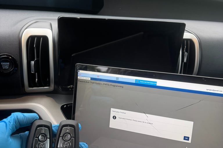 2025 Ford Expedition program fob with OEM Dealer Tool