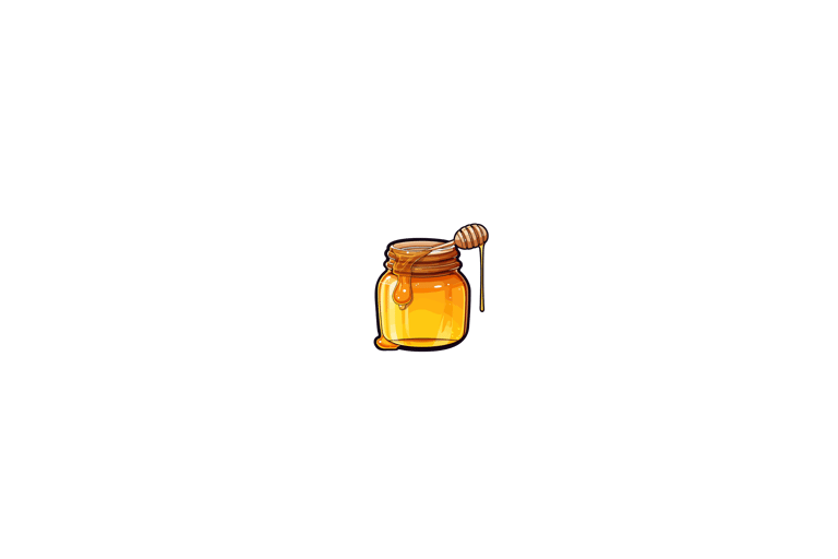 a cup of honey