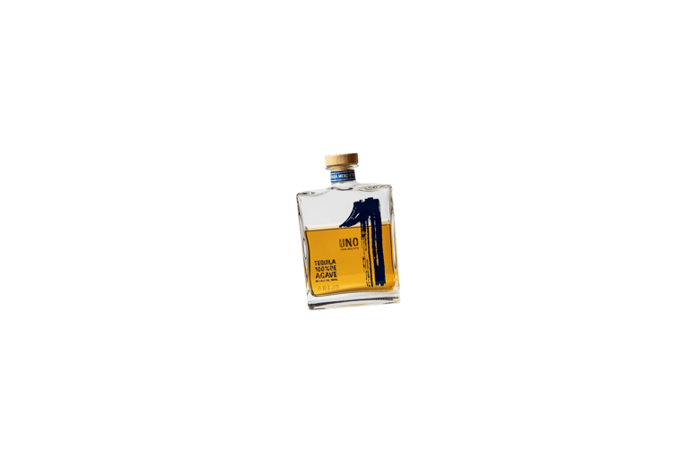 a bottle of Tequila Uno Añejo