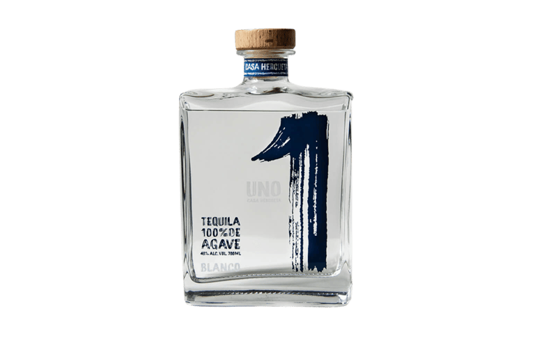 a bottle of Uno Tequila Blanco - Premium Tequila Blanco