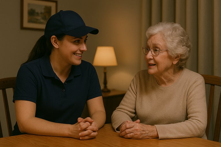 discutions autour d'un table, pour conserver son social via services confort net