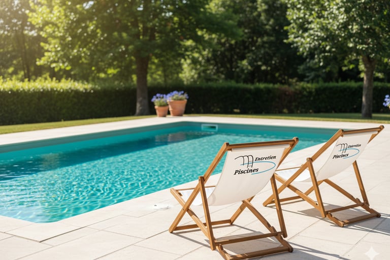 Piscine propre, eau cristalline