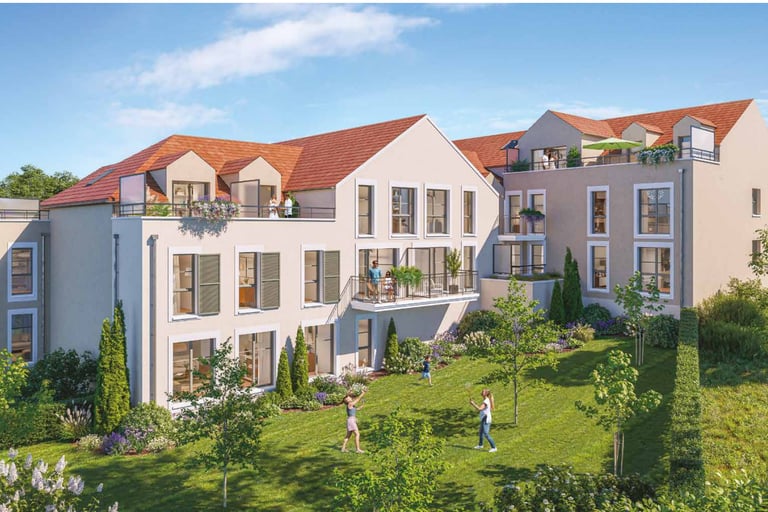 Vue jardin clos yvette