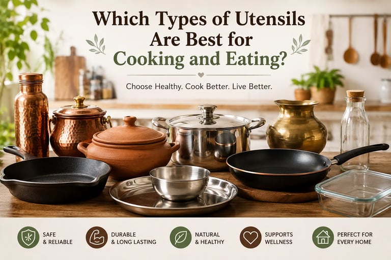 Types of Utensils Are Best for Cooking and Eating