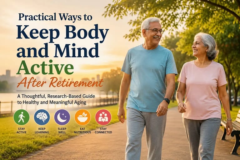 Keep Body and Mind Active After Retirement