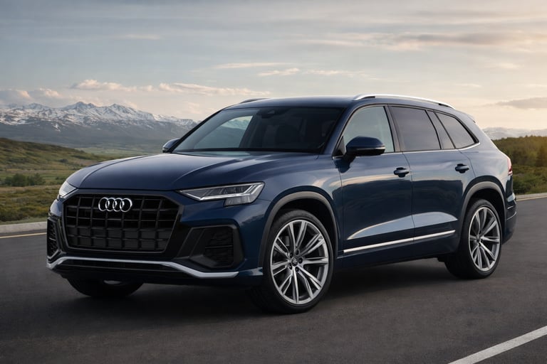 Audi Q9 SUV de luxo da marca alemã que deve substituir o Audi A8
