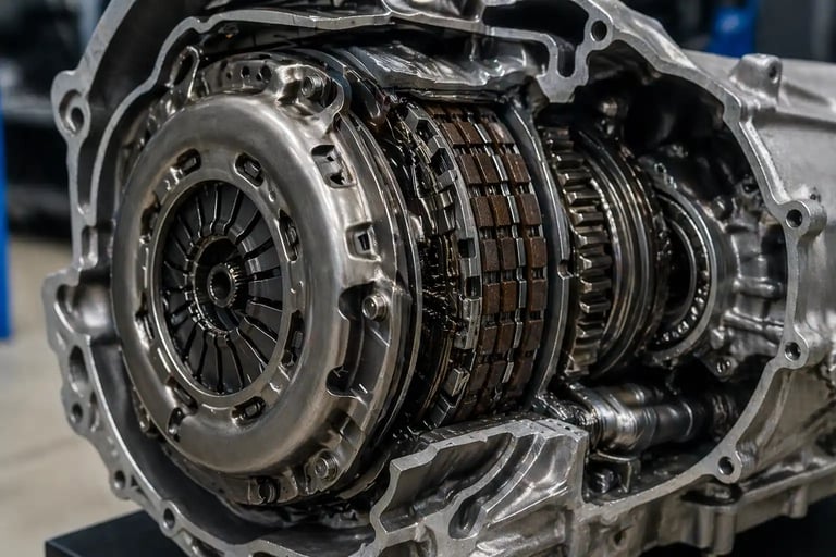 carro automático tem embreagem sistema interno do câmbio automático com embreagem em corte