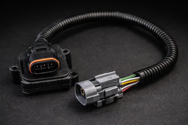 Sensor eletrônico do pedal que pode causar luz EPC acesa no painel do carro