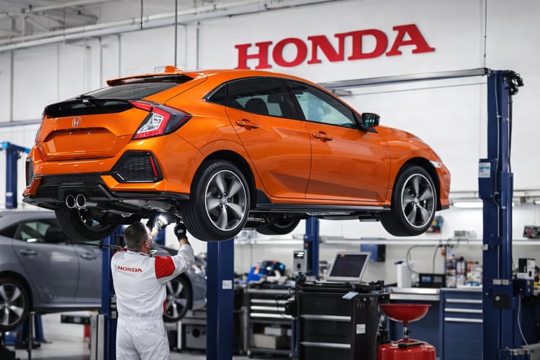 Honda inicia atendimento do recall de 46 mil Honda Civics na Europa em concessionária
