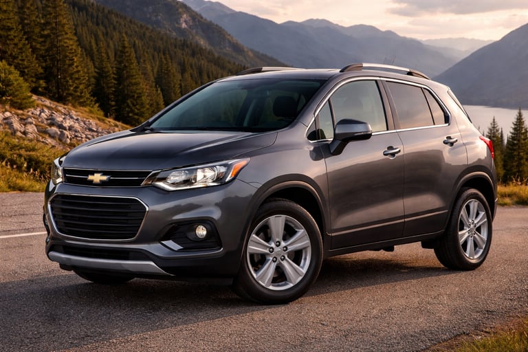 carro-grande-e-barato-chevrolet-tracker-cinza-estrada