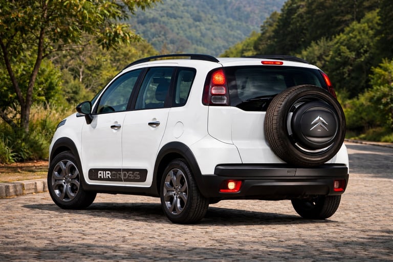 citroen aircross 2018 traseira lateral detalhe carro usado custo beneficio sem placa