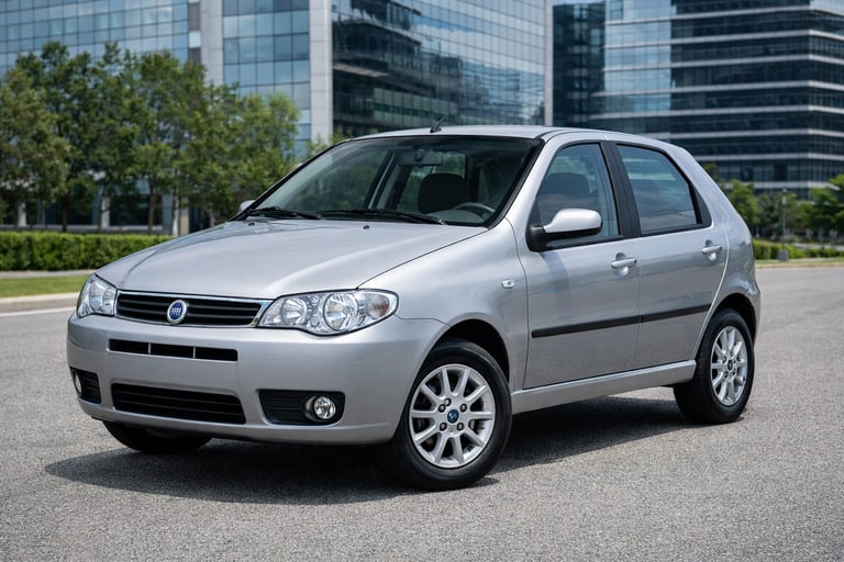 gerações do Fiat Palio 2004 modelo reestilizado com design mais moderno