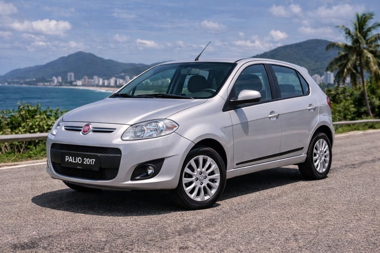 gerações do Fiat Palio 2017 modelo moderno última versão do carro no Brasil
