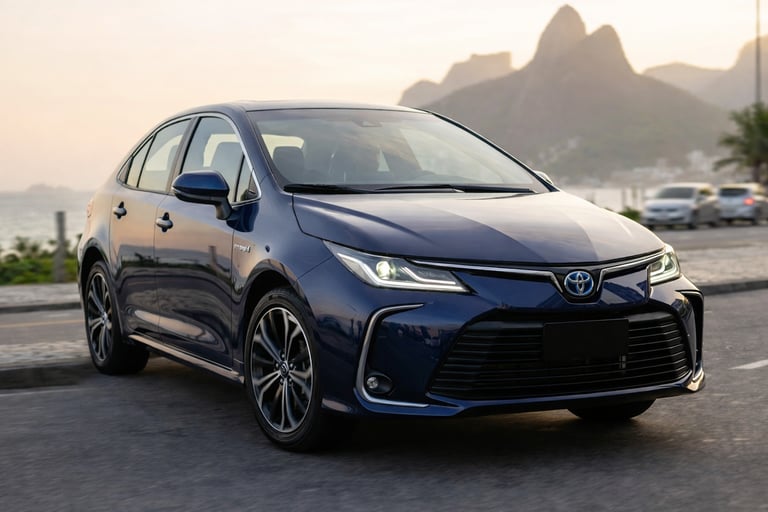 Toyota Corolla Hybrid 2026 econômico com baixo consumo de combustível na cidade