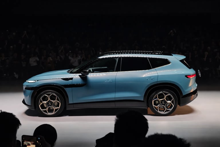 Volkswagen ID Unyx 08 SUV eletrico lateral com 730 km autonomia lancado na China