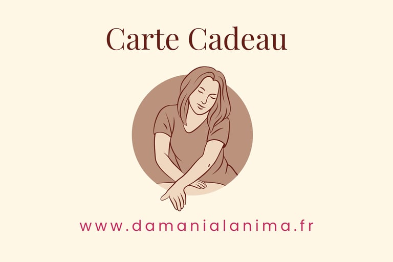 Carte cadeau massages da mani à l'anima